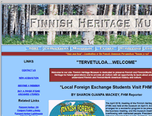 Tablet Screenshot of finnishheritagemuseum.org